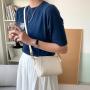 Factory low price wholesale stock PU leather shoulder bag adjustable chain crossbody bag hot handbag ladies