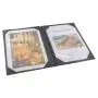 Hotel & Restaurant Supplies Luxury Leather Wine Bar Menu Folder A4 Menu Cover With Custom Logo