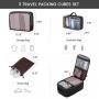 LOVEVOOK 17.3 in Laptop Travel Backpack Carry On Bags Outdoor School Business Backpacks with 3 Packing Cubes 35L Luggage Bag