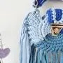 sac tendance 2024 Rope Crochet Bag Handmade Metal Chain Clutch Designer Knitting Crossbody Bags Women Woven Chunky Knit Purse