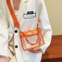 2023 New style summer transparent crossbody bag women shoulder bag PVC clear bag