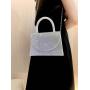 Small women clutch bags rhinestone dinner dress evening bag clutch purse with metal handle and chain dinner handbags for women