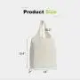 Reusable Grocery Totes Bags Cotton Canvas Foldable Shopping Bags with handle