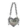 HR337 New Handheld Mini Metal Box Bag Fashion Style Magnetic Buckle Lipstick Bag Love Chain One Shoulder Crossbody Women's Bag