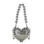 HR337 New Handheld Mini Metal Box Bag Fashion Style Magnetic Buckle Lipstick Bag Love Chain One Shoulder Crossbody Women's Bag