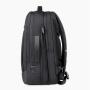 Men's Large Capacity Nylon Business Backpack Waterproof Outdoor Travel Computer Bag with Expansion and Printed LOGO
