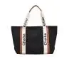 Gelory Wholesale New Design Ladies Cheap Plain Large Capacity Shopping Bags Girls Fashion Canvas Tote Bag