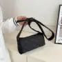 Rhombus small bag women's 2023 New embroidered thread large capacity shoulder bag messenger bag