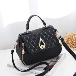 New wholesale luxury women bags leather brand zipper women fashion quilted leather bags tote handbags for women