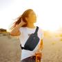 Fashion  Women's Simple Shoulder Bag Lightweight Oxford Cloth Men's Casual Travel Versatile Cross-Border Waist Bag