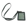 Premium PU leather working job badge ID card holder student ID card holder with nice leather neck strap lanyard