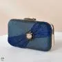 Beautiful Ladies Diamond Flower Hand Bags Four Color Party Sequin Evening Clutch Bags For Girls sac tendance 2024