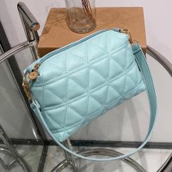 Ladies New Fashionable Air Pillow Embroidery Messenger Bag Single Handle Portable Ladies' Wholesale Casual Bag for Foreign Trade