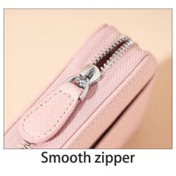 ZF213 Genuine Leather Women Wallet Long Multi Card Position Large Capacity Coin Purse Bag Pouch High Grade Men Clutch Bag