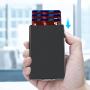 Slim bifold pop up wallet minimalist wallet for sale