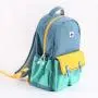 CHANGRONG Custom pink color block kids student backpack bag for Boys Girls