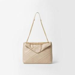 Wholesale Custom Logo Hand Bag High-Capacity Popular Shoulder Bags  Luxury Quilted Shopping Tote Bag For Women