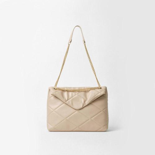 Wholesale Custom Logo Hand Bag High-Capacity Popular Shoulder Bags  Luxury Quilted Shopping Tote Bag For Women