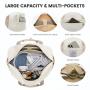 LOVEVOOK large capacity 21inch Weekender Bag with Wet Pocket and shoe compartment for women office hospital travel luggage bags
