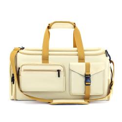 Custom Design 2-in-1 Detachable Hanging Folding Suit Storage Bag Business Trip Multi-Pocket Garment Duffel Bag