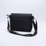 Keymay Black Single Shoulder Strap Work Bag Custom Men's Nylon Business Office Shoulder Bags Boys Waterproof Messenger Hand Bag