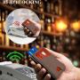 Customize Pop up Card Wallet RFID Blocking Slim Aluminum Metal Bank Card Holder Case with Business Money Pocket for Credit Card