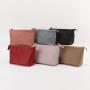 Custom PU Cosmetic Bag Zipper Pouch Makeup Sanitary Bags Personalized Logo Design Print Grocery Storage Clutch Make Up Bag