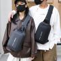 XL361 Anti-theft Daily Used Waterproof Crossbody Bag Oxford Men's Chest Bag combination lock Sports Shoulder Bag