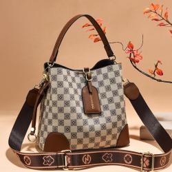 2024 Bags for women Fashionable Lady's Large Capacity Bucket Bag Single Strap Shoulder Messenger Portable women Bag