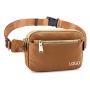 custom water proof metal zipper fanny pack black waist belt pouch pocket nylon Large 2L athletica everywhere belt bag