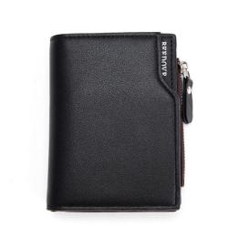 KBW108 2023 Eid Offers Hot Sale Men's New Zipper Short Wallet Multi-card Fashion Vertical Mini Snap Pocket