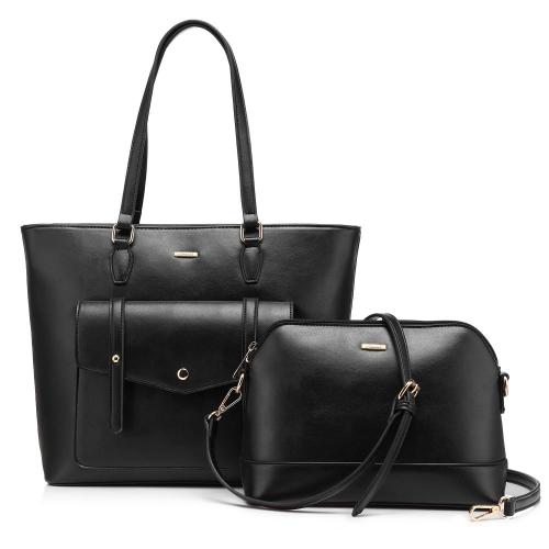 LOVEVOOK  Female Shoulder Crossbody Messenger Bags PU Leather Bag Set for Ladies Women Handbags
