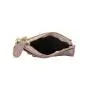 fashion rfid minimalist pu leather card holder wallet thin zipper keychain wallet card holder