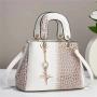 2024 Newest Custom Ladies Fashion The Shoulder Bag PU Leather Large Capacity Women's Tote Handbags With Zipper