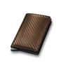 RFID Blocking Minimalist Aluminum Card Holder Custom Leather Pop Up Metal Case Wallet