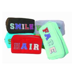 waterproof document pouch New nylon durable toiletry bag ladies towel embroidery logo makeup box large capacity cosmetic bag