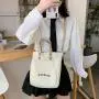 Wholesale High Quality Fashionable Cheap Custom Logo Portable Handbag Women Durable Canvas Travel Tote Bags