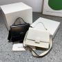 Fashionable and Simple Handbag Women's 2022 Autumn and Winter New Vintage One Shoulder Crossbody Bag Korean Flap Small Square Ba
