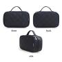 Two-layer design Pouch Zip multicapacity Frosted Zipper Pouch Plastic Makeup Pouch Toiletry Beauty Wash Kit Bags