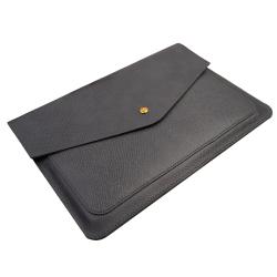 versatile multi-use customized quality portable leather sleeve oem magnetic envelope laptop sleeve