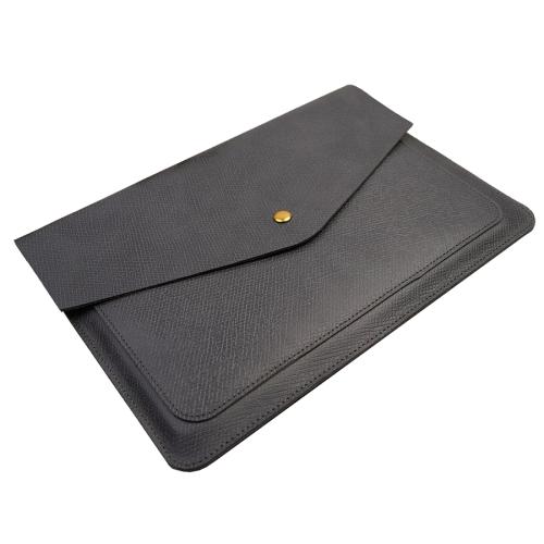 versatile multi-use customized quality portable leather sleeve oem magnetic envelope laptop sleeve