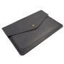 versatile multi-use customized quality portable leather sleeve oem magnetic envelope laptop sleeve