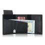 High Quality Rfid Protection Pop Up Magnetic Closure Wallet Thin Bifold with Multi-Card Case New Zipper Coin Pocket Purse