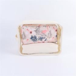 Keymay Hot Sale RTS Stock S M L XL 7 Colors Waterproof Clear Pvc Cosmetic Bag High Quality Makeup Bag Cosmetic Travel Wash Bags