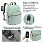 LOVEVOOK 14 15.6 17.3 Inch Quilted Stylish Laptop Bag for Women Work Computer Bookbag School bags Large Girls Travel Backpack