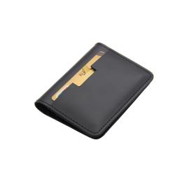 Men's card holder high quality vegetable tanned leather card holder as gift