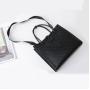 2024 Custom Logo Quilted Embroidery PU Leather Tote Bag Handbag For Women Luxury
