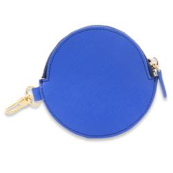 mini round coin wallet small customized vegan leather coin purse for ladies promotional