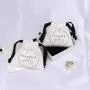 Custom Logo Printing Brush Canvas Jewelry Storage Drawstring Bag Necklace Bracelet Jewelry Pouch