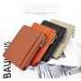 OEW086 Men's Wallet Genuine Leather Zipper Multi-card ID Credit Card Holder RFID Thin Wallet For Men Custom Logo Coin Purse